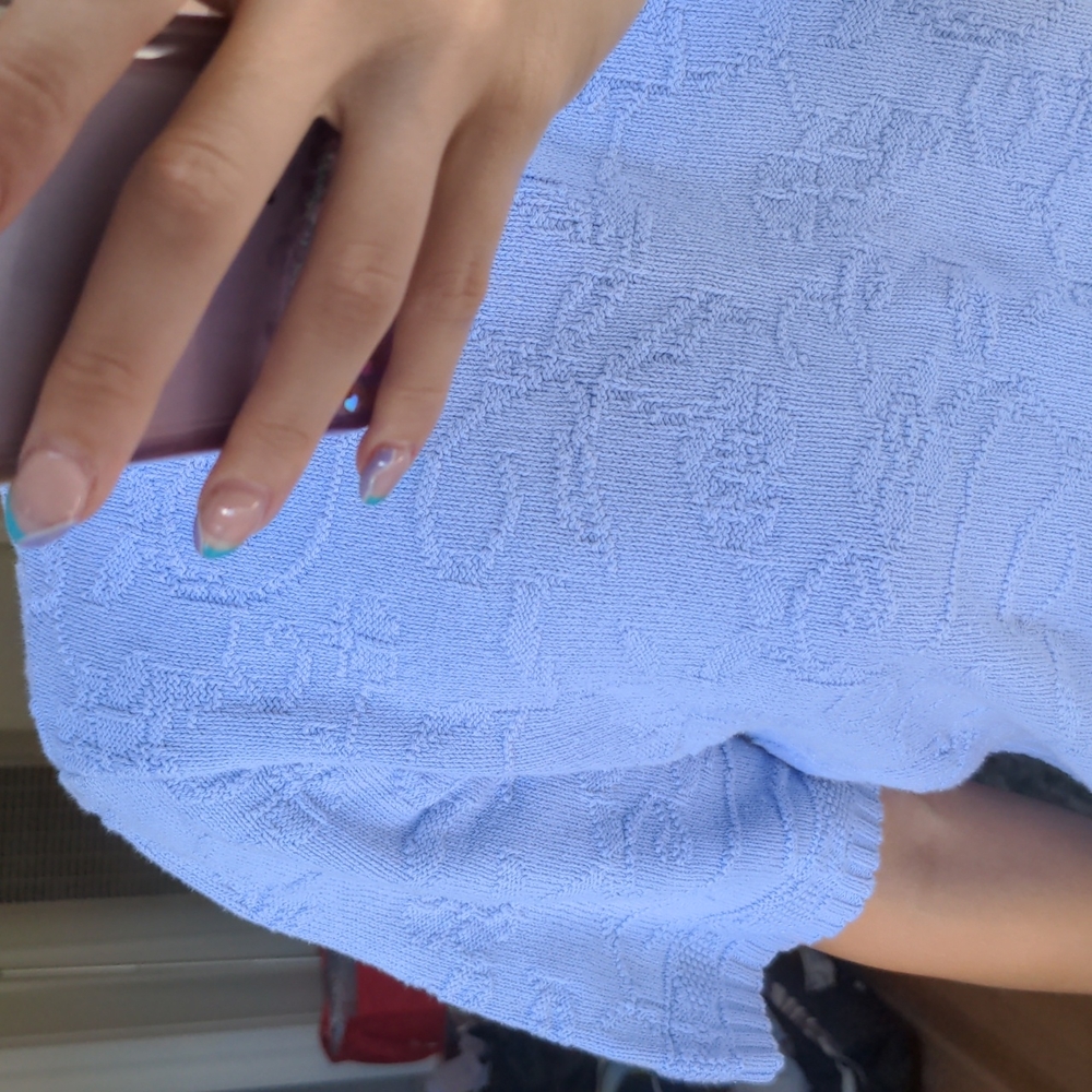 Lilac bulky 90s sweater - Picture 4 of 4